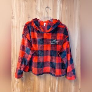 JOYSPUN Buffalo Check Soft Hoodie, Size 4/6